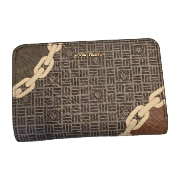 Ann Klein Logo Wallet Bifold Wallet Card Holder 4x6 NEW - Picture 1 of 14